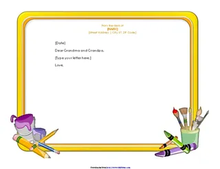 Forms Letterhead For Children