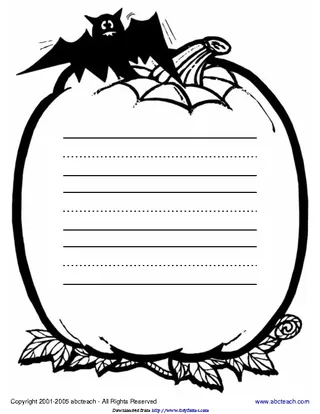 Lined Paper Template For Kids 1