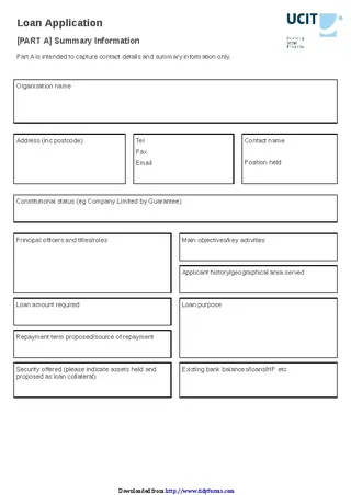 Forms Loan Application Form 2