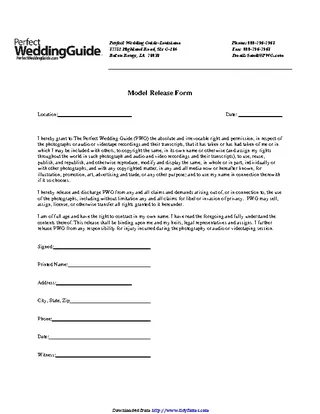Forms Louisiana Model Release Form