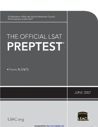 Lsat Sample Questions Template 1