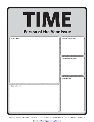Forms Magazine Cover Template