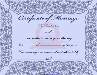 Forms Marriage Certificate 2