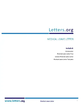 Forms Medical Check Up Leave Letter
