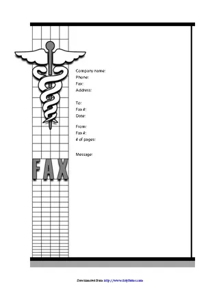 Forms Medical Fax Cover Sheet