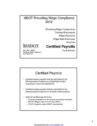 Forms Michigan Certified Payroll Review