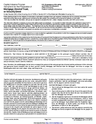 Forms Mortgage Form Sample