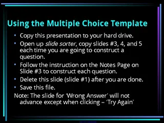 Forms Multiple Choice Game Template