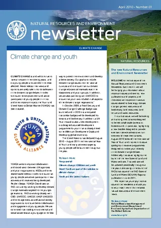 Natural Resources And Environment Newsletter