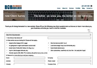 New Client Survey Template