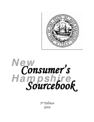 New Hampshire Consumer Sourcebook Landlord Tenant