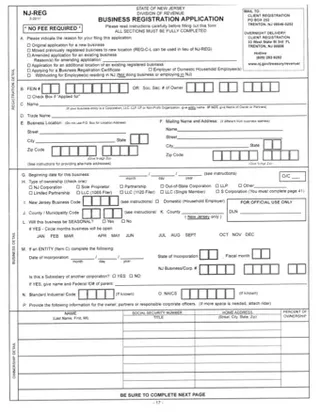 Forms NJ Reg PDF
