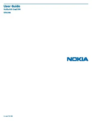 Nokia Users Manual Sample