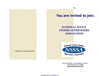 Nsssa Member Brochure Bi Fold