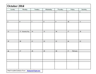 Forms october-2014-calendar-2