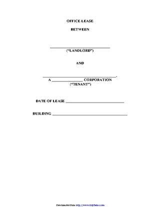 Office Lease Agreement