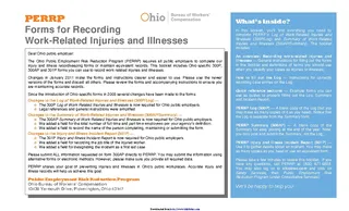 Ohio Forms For Recording Work Related Injuries And Illnesses