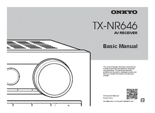 Onkyo Owners Manual Sample