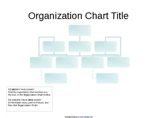 Forms Organizational Chart Basic Layout 2