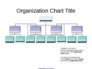 Organizational Chart Template 2