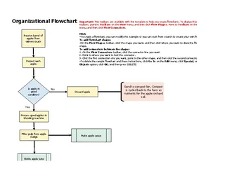 Organizational Flow Chart Template Excel