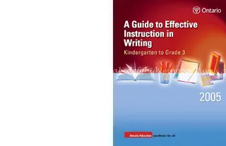 Overview Of Effective Instruction In Writing