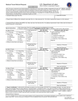 Forms OWCP-957 PDF