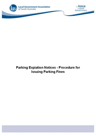 Parking Warning Notice Template