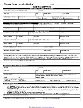 Patient Registration Form 1