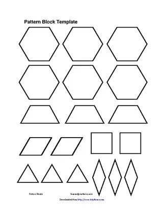 Pattern Block Template 3