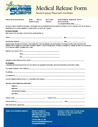 Forms Pennsylvania Medical Release Form 2
