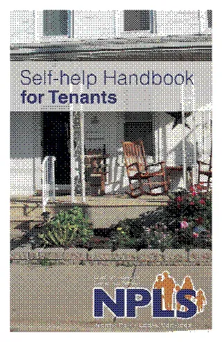 Forms Pennsylvania Self Help Handbook For Tenants