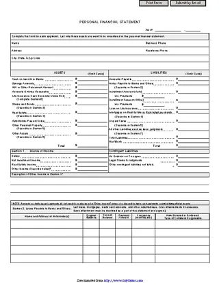 Forms personal-financial-statement-form-2