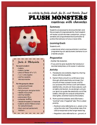 Plush Monster Template