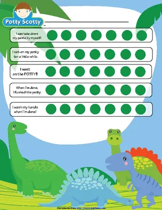 Forms Potty Training Chart