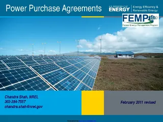 Forms Power Purchase Agreements
