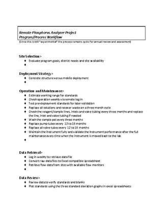 Process Workflow Template Word