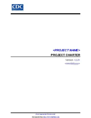 Project Charter Template 2