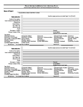Forms project-contact-list-template1