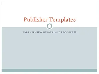 Publisher Templates