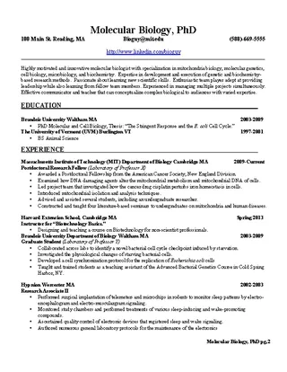 Quality Control Microbiologist Resume