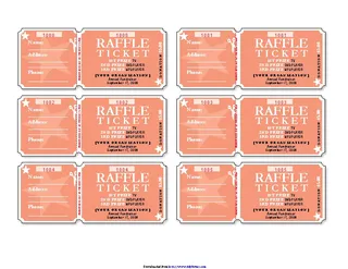 Forms Raffle Ticket Template 1