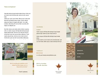 Real Estate Agent Brochure