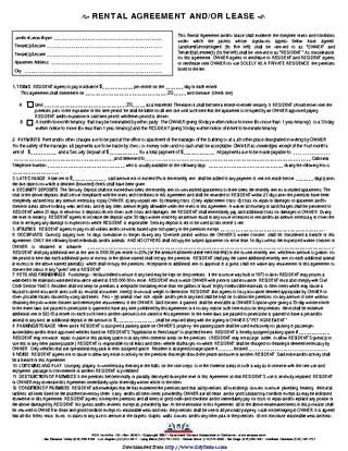 Rental Agreement Template 3