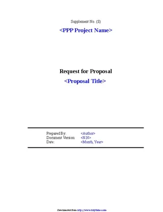 Rfp Template 1