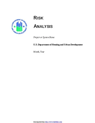 Risk Analysis Template 1