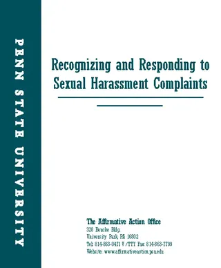 Forms Sample Sexual Harassment In The Workplace Complaint Letter Pdf