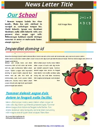 Forms school-newsletter-template-2