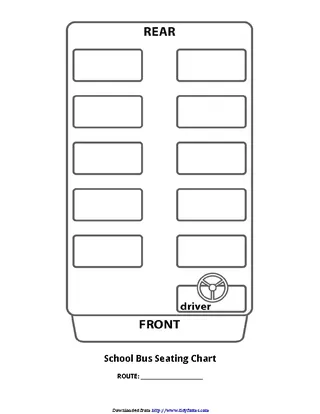 Forms Seating Chart Template 1