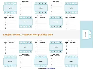 Forms Seating Chart Template 2
